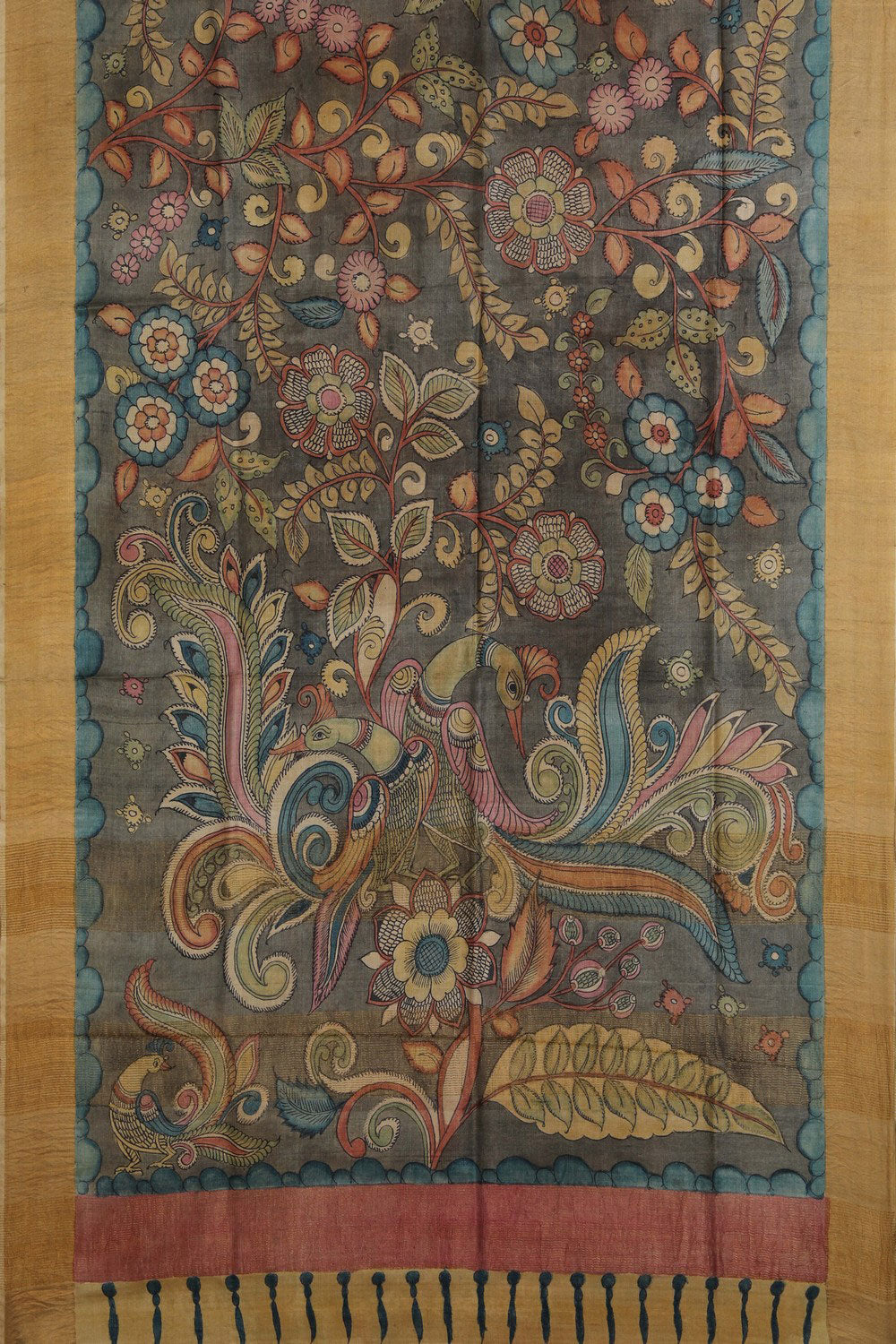 Image of Kalamkari Painting Saree